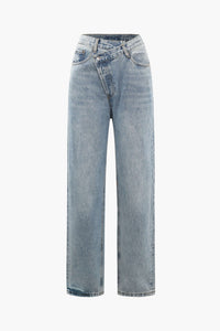 Cornelia | Damesjeans met asymmetrische taille