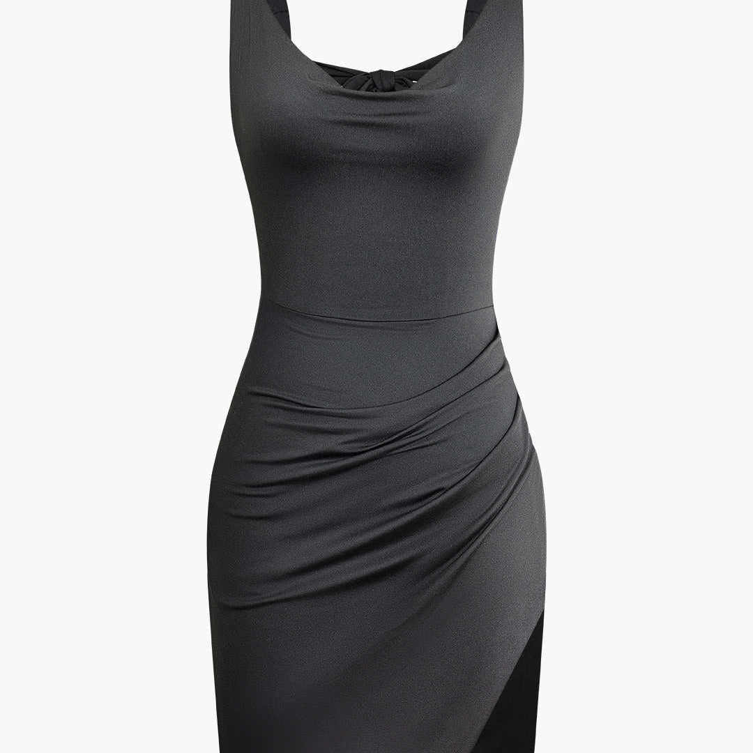 Amara | Tie-Back Bodycon Minikleed – Sensuele Silhouet voor Bijzondere Gelegenheden