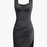 Amara | Tie-Back Bodycon Minikleed – Sensuele Silhouet voor Bijzondere Gelegenheden