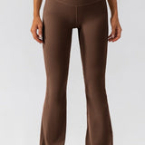 Elora | Hoge Taille Flared Leggings met Crossover Tailleband
