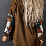 Casual Jas met Print | Boho Stijl | Zachte Pasvorm