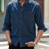 Daniel | Casual Lange Mouwen Denim Shirt in Klassieke Look
