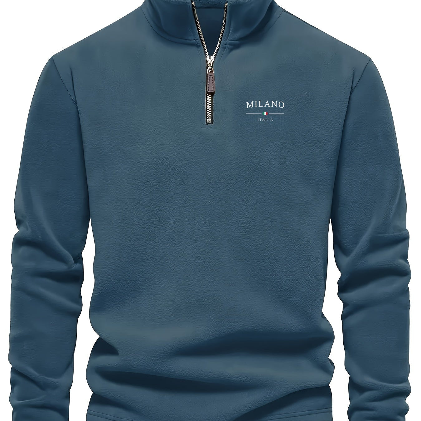 Heren Half Zip Trui Casual Warm Modern