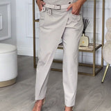 High™ Waist Tapered Broek | Polyester & Elasthaan | Elegant en Veelzijdig