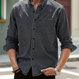 Daniel | Casual Lange Mouwen Denim Shirt in Klassieke Look
