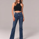 High™ Waist Flared Jeans | Katoen & Elasthaan | Trendy en Comfortabel