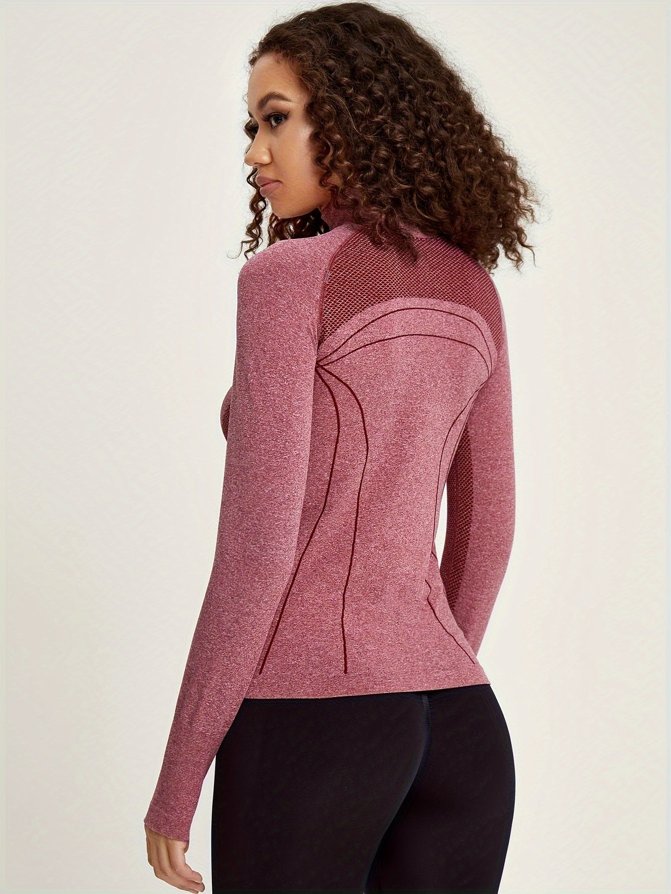 Elisa | Naadloze Sportjacke met Rits