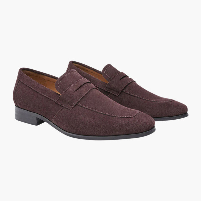 Julian | Old Money Casual Business Suède Loafer voor Mannen