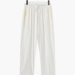 Nathan | Comfortabele heren zomer linnen broek met elastische tailleband