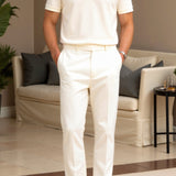 Heren Poloshirt in Beige – Elegant & Tijdloos