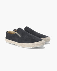 Jacob | Stijlvolle Espadrille Heren-Slip-On van Suède met Jutezool