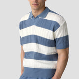 Gestreept herenpoloshirt met korte mouwen – Sportief & Elegant