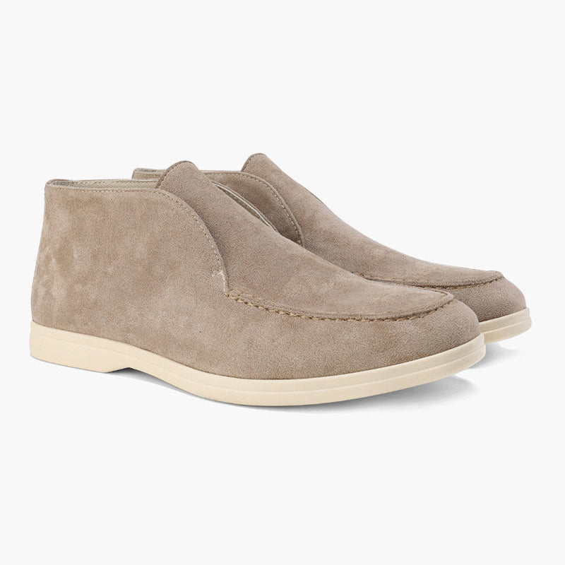 Mason | Slip On Mid Cut Heren Suède Loafer