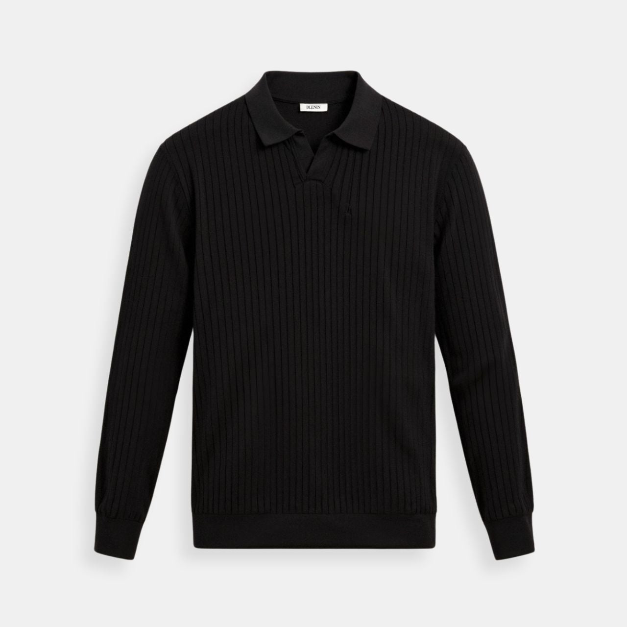 Minimalistisch Gebreid Poloshirt | Elegantie & Comfort in Perfectie