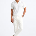 Geribd Heren Poloshirt met Korte Mouwen – Elegant & Tijdloos