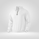 Heren Half-Zip Trui – Stijlvolle Henry Kraag en Casual Comfort