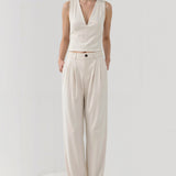 Elegante Damesbroek met Plissé