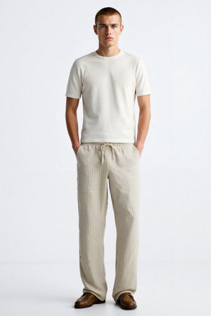 Heren-Loungebundhose met Nadelstreifen – Old-Money-Esthetiek in meerdere kleuren