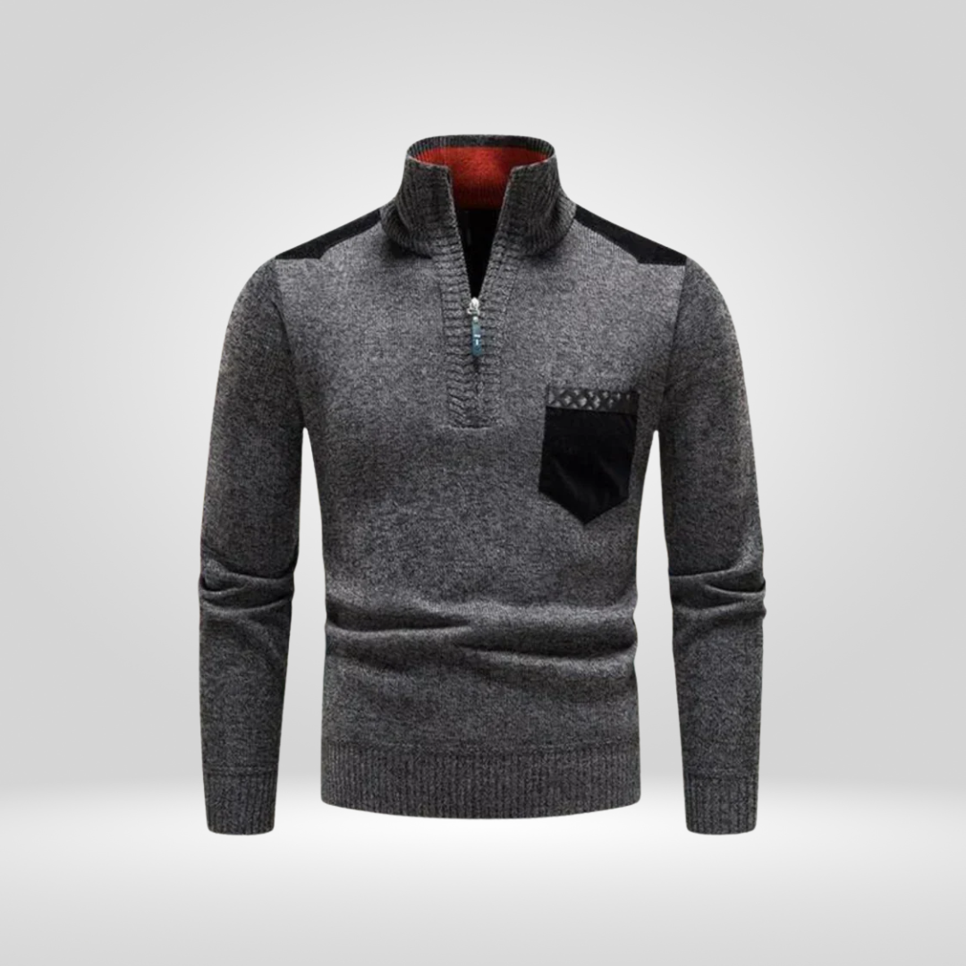 Heren Gebreide Trui – Zachte Winter Pullover met Comfortabele Pasvorm