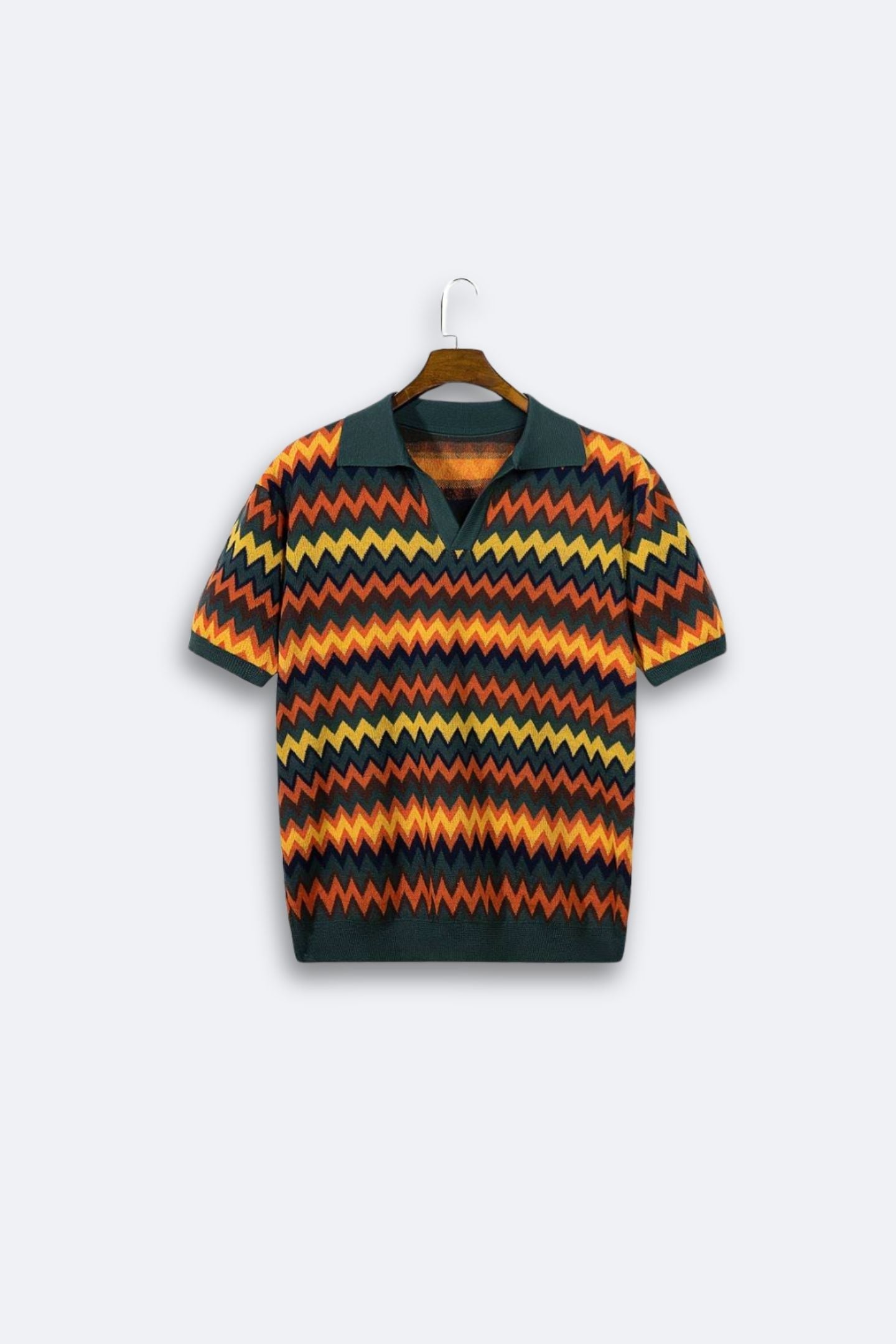 Retro-Trui met Zigzagpatroon