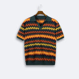 Retro-Trui met Zigzagpatroon