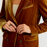Yvelin | Comfortabele Velours Blazer