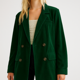 Yvelin | Comfortabele Velours Blazer