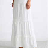 Luchtige Maxirok met Spaghetti Bandjes