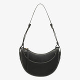 Amily | Verstelbare Schouderriem Gebogen Crossbody-Tas met Kwastje