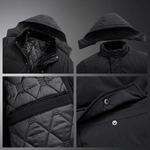 Heren™ Winterjas met Warme Fleece Voering