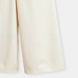 Elegante damesbroek met wijde snit en plooien