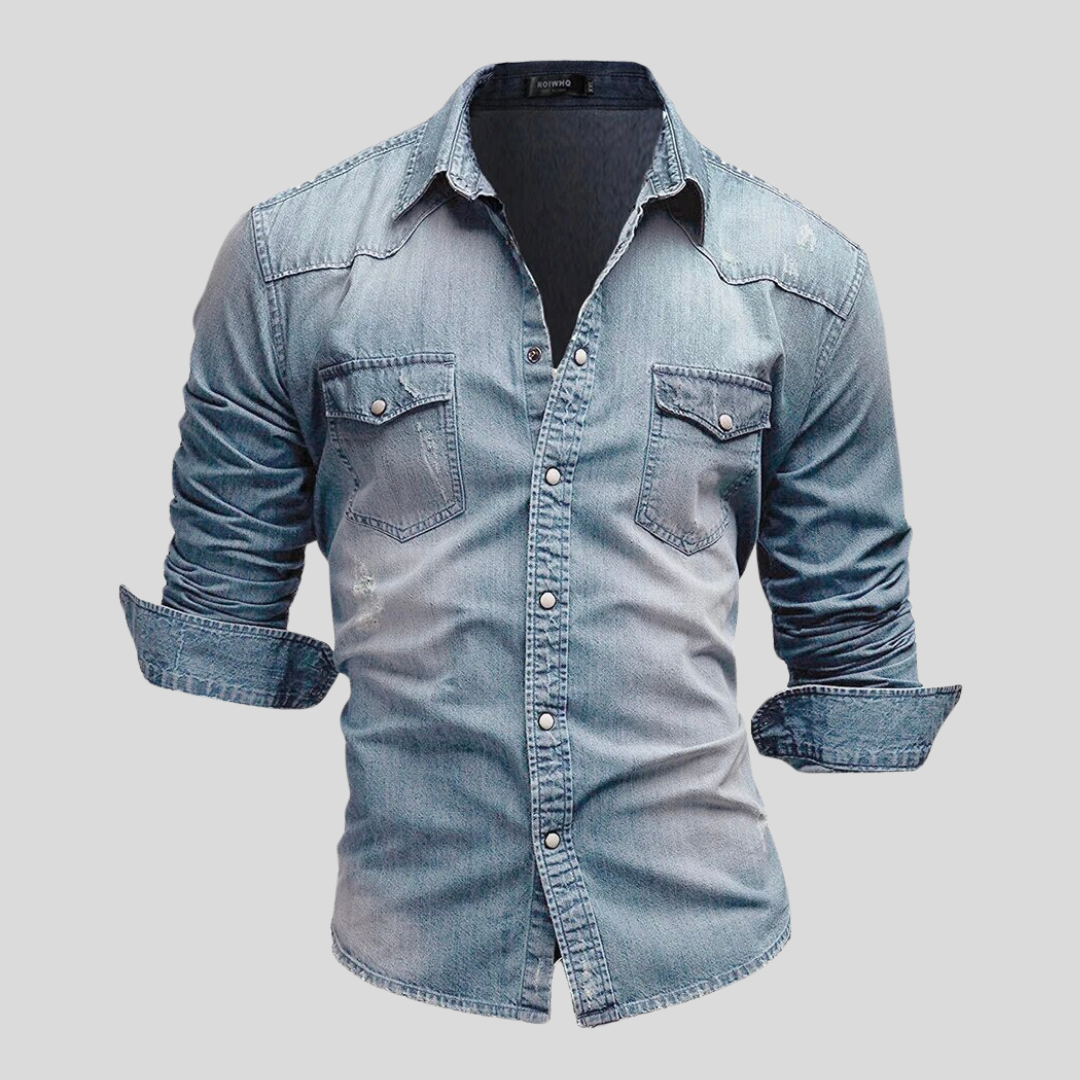Herman™ Heren Denim Overhemd