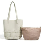 Agnes | Gevlochten Leren Tas
