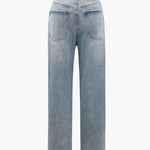 Cornelia | Damesjeans met asymmetrische taille