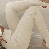 Clara | Geribbelde Mid-Waist-Leggings – Comfort en Stijl voor Elke Dag