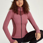 Elisa | Naadloze Sportjacke met Rits