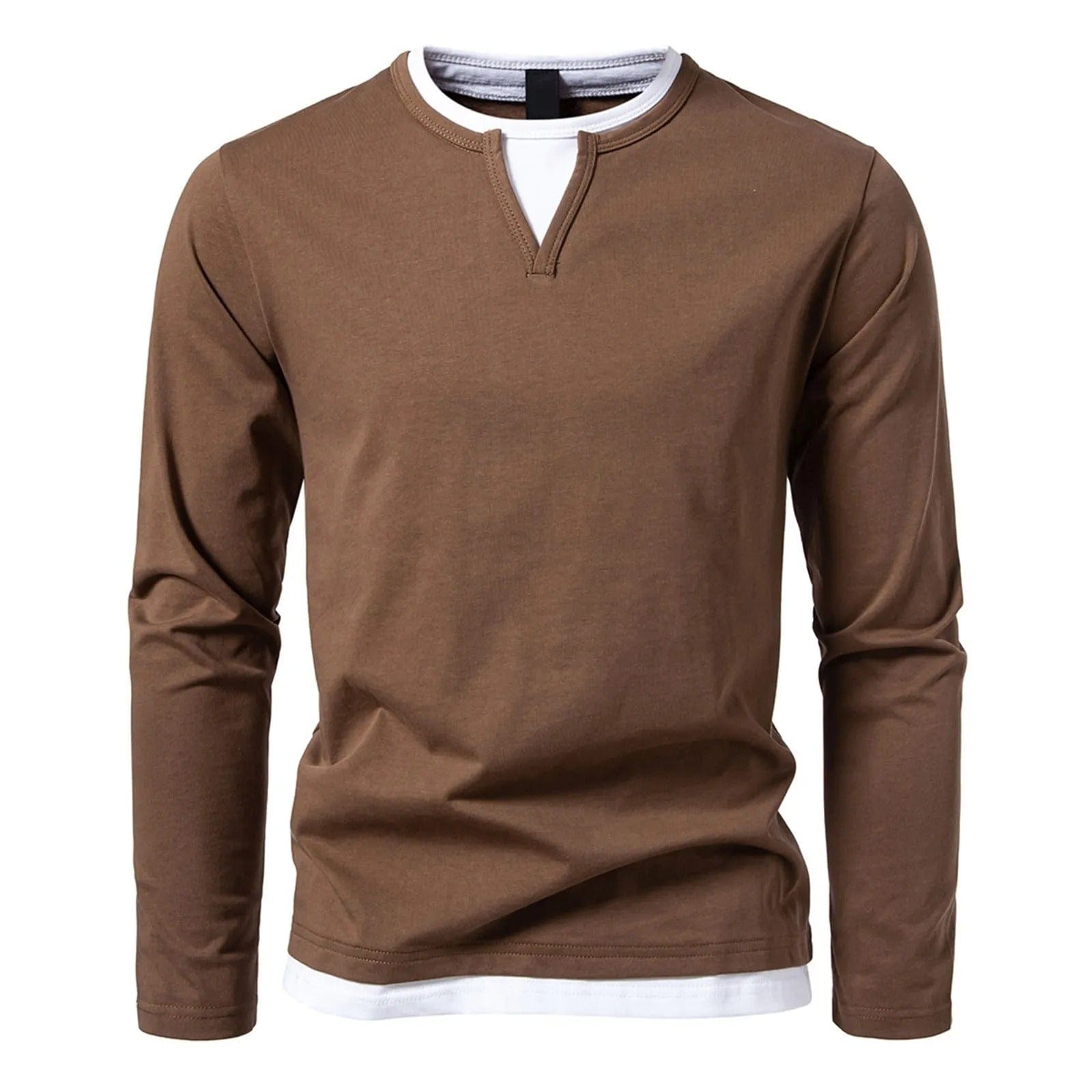 Coen™  Casual Heren Longsleeve met V-Hals