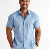 Elijah | Relaxed Fit Korte Mouwen Stijlvol Zomerhemd