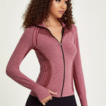 Elisa | Naadloze Sportjacke met Rits