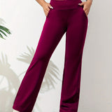 Lara Comfortabele Yogabroek – Elastische Dames Flared Broek voor Yoga & Casual