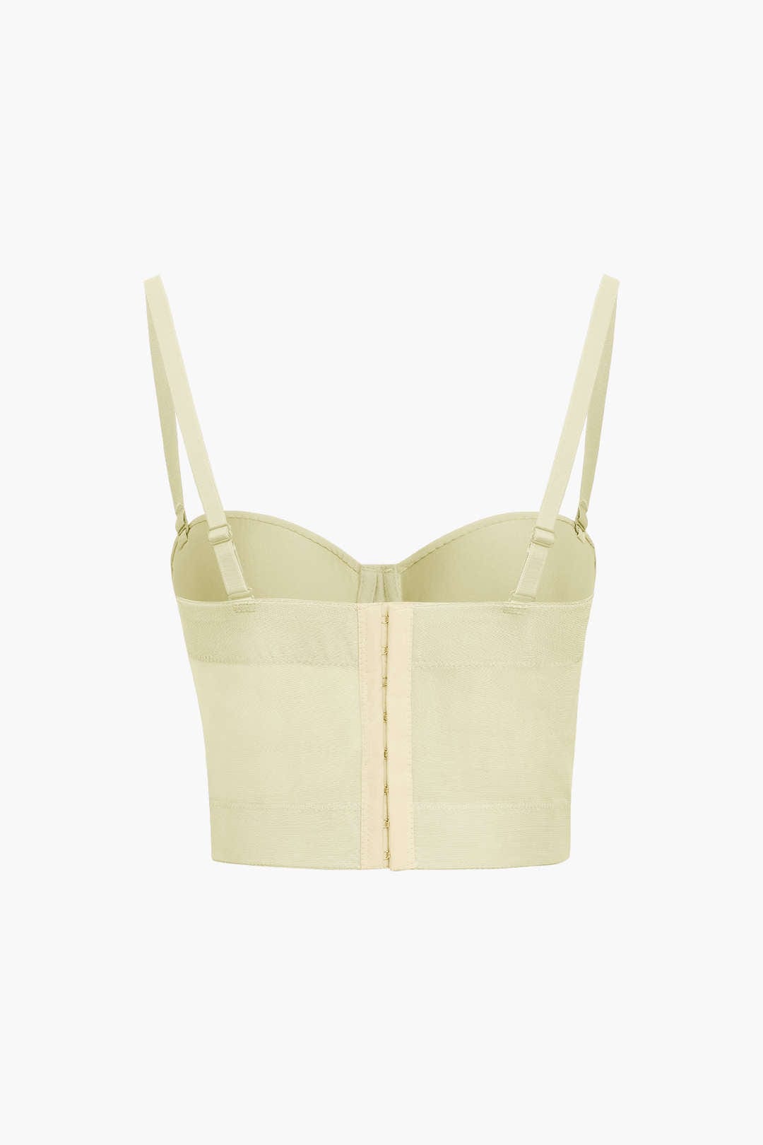 Ida | Figuuraccentuerende Bustier-top met Beugelcups en Transparante Mesh-Structuur