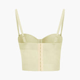 Ida | Figuuraccentuerende Bustier-top met Beugelcups en Transparante Mesh-Structuur