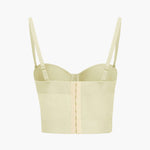 Ida | Figuuraccentuerende Bustier-top met Beugelcups en Transparante Mesh-Structuur