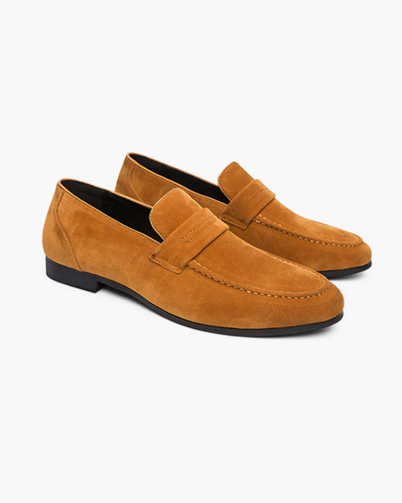 Julian | Old Money Casual Business Suède Loafer voor Mannen