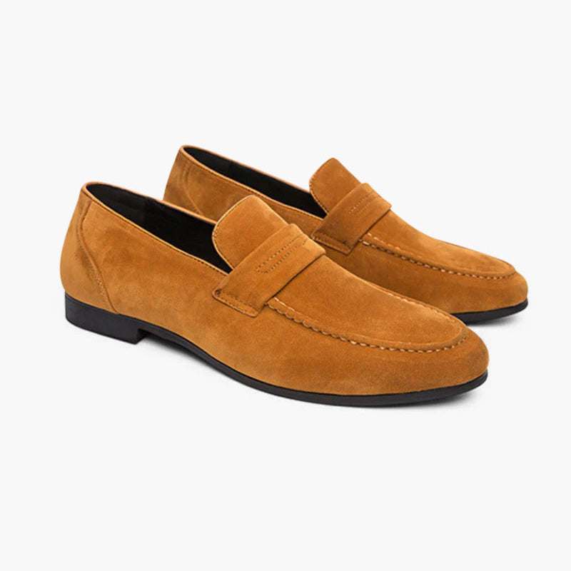 Julian | Old Money Casual Business Suède Loafer voor Mannen