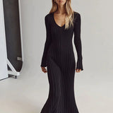 Luna™ V-Neck Midi Dress
