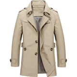 Michiel™ Heren Sherpa Gevoerde Trenchcoat Winterjas