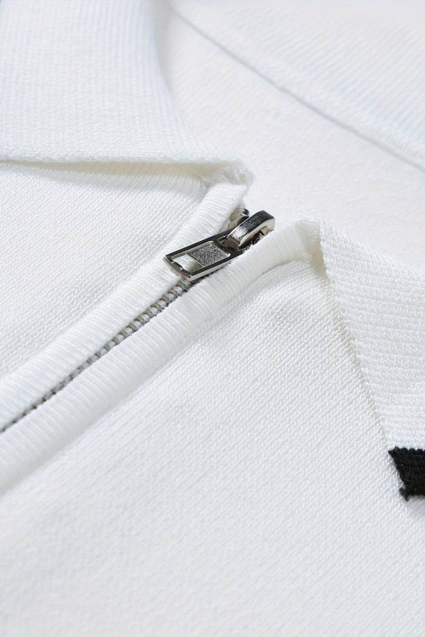Klassiek Poloshirt met Rits en Contrastdetails