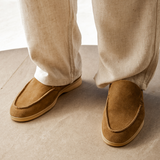 Luke | Old Money Style Heren Suède Loafer