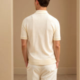 Heren Poloshirt in Beige – Elegant & Tijdloos